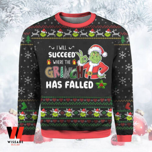 Grinchmas Ugly 3D Sweater, Christmas Sweater