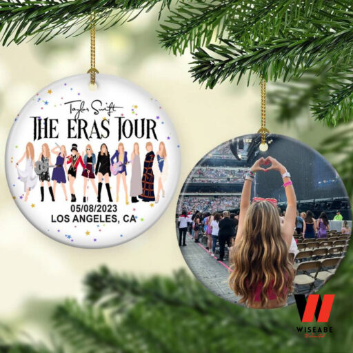 Two-Sides Personalized TS Eras Tour Ornament, Taylors Christmas Ornament