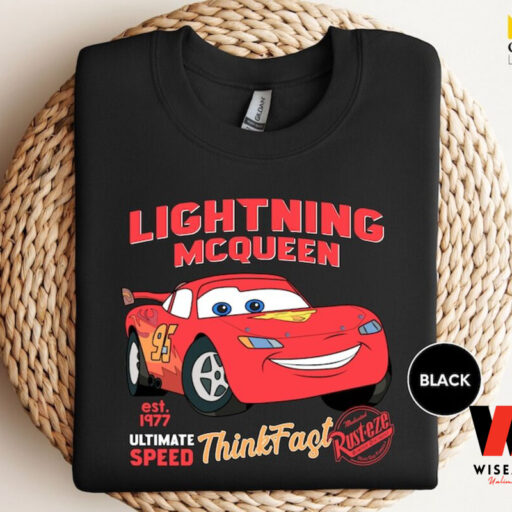 Lightning McQueen Race Sweatshirt, Disney Pixar Car Sweatshirt