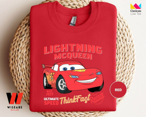 Lightning McQueen Race Sweatshirt, Disney Pixar Car Sweatshirt