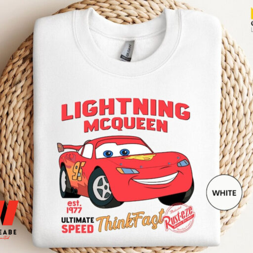 Lightning McQueen Race Sweatshirt, Disney Pixar Car Sweatshirt