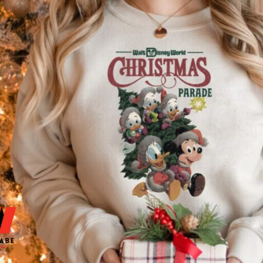 Mickey And Friends Walt Disney World Christmas Sweatshirt, Christmas Gift