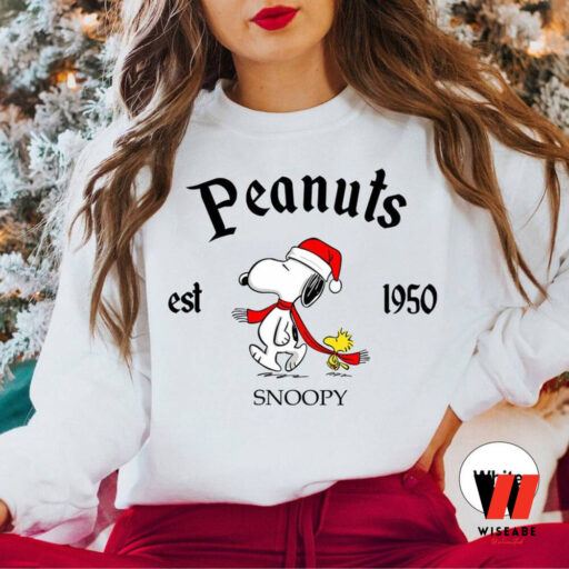 Snoopy Peanuts Est 1950 Christmas Sweatshirt