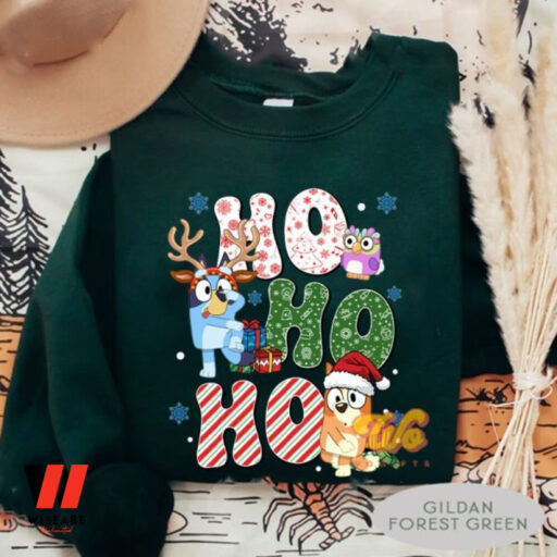 Bluey Ho Ho Ho Christmas Sweatshirt