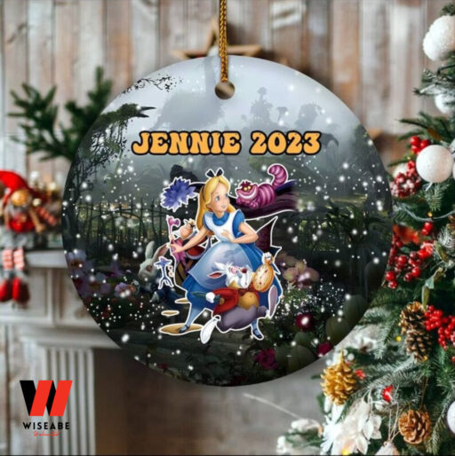 Personalized Alice In Wonderland Ornament, Alice In Wonderland Christmas