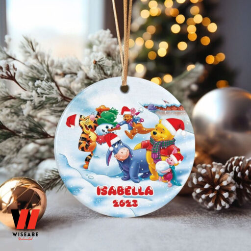 Personalized Eeyore Disney Christmas Ceramic Ornament, Gift For Family