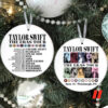 Personalized TS Eras Tour Two-Sides Ornament, Taylors Christmas Ornament