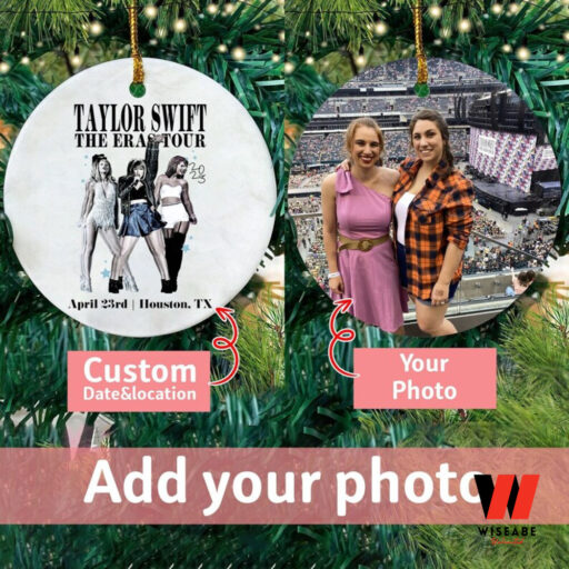 Personalized TS The Eras Tour Ornament Custom Swiftie Fan Gifts