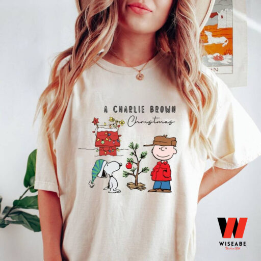 Charlie and the Snoopy Christmas Sweatshirt