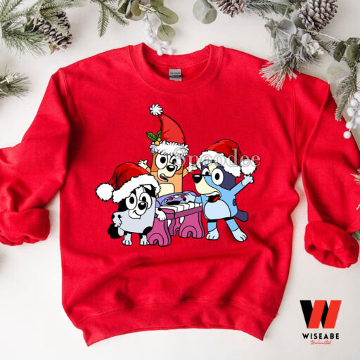 Bluey Family Christmas Sweatshirt, Family Christmas Matching