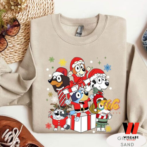 Santa Bluey Christmas Tree Sweatshirt