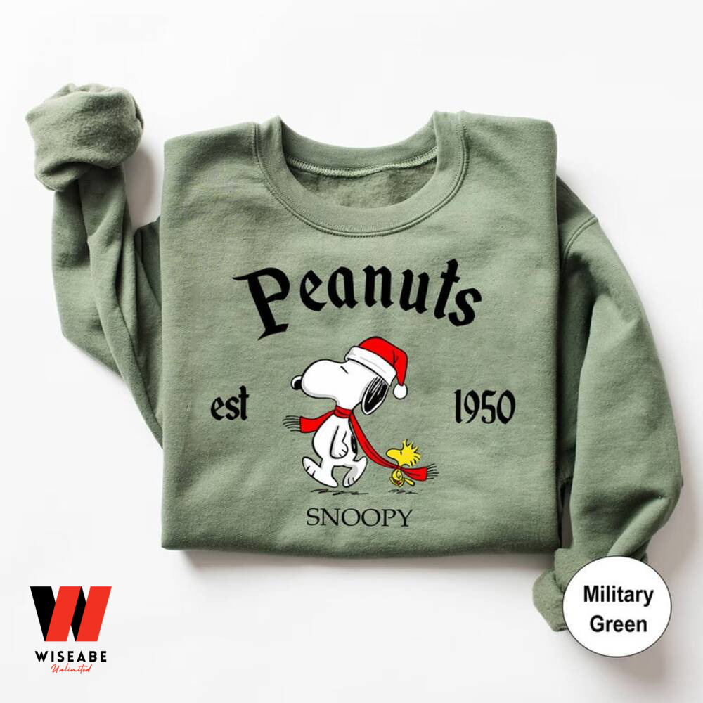 Snoopy Peanuts Est 1950 Christmas Sweatshirt