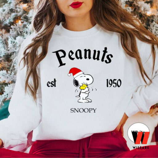 Snoopy Peanuts Est 1950 Christmas Sweatshirt