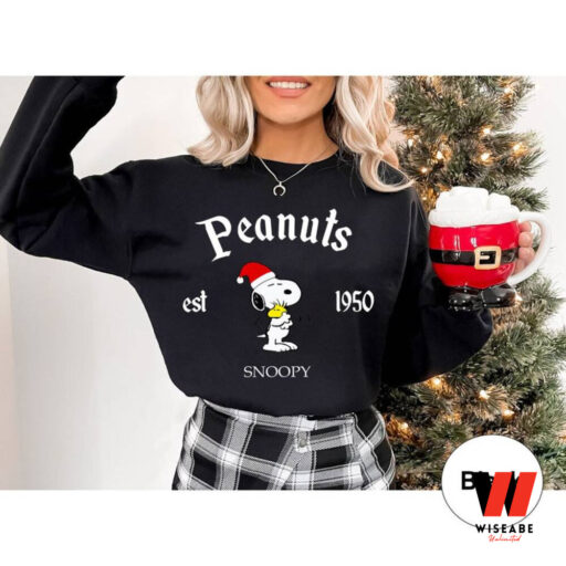 Snoopy Peanuts Est 1950 Christmas Sweatshirt