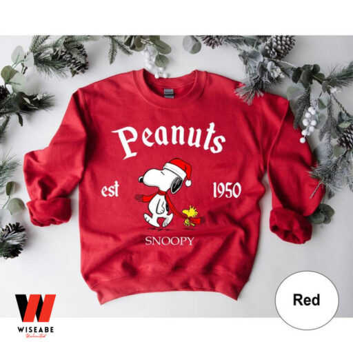 Snoopy Peanuts Est 1950 Christmas Sweatshirt