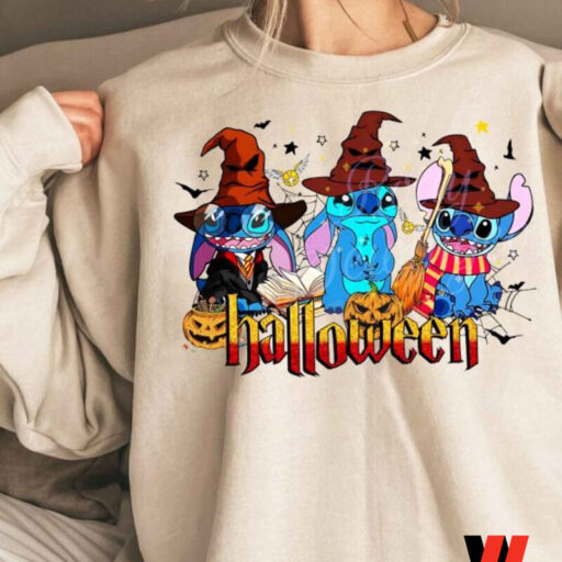 Stitch Harry Potter Halloween Sweatshirt, Trending Stitch Sweatshirt