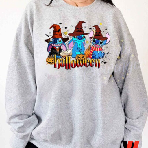 Stitch Harry Potter Halloween Sweatshirt, Trending Stitch Sweatshirt