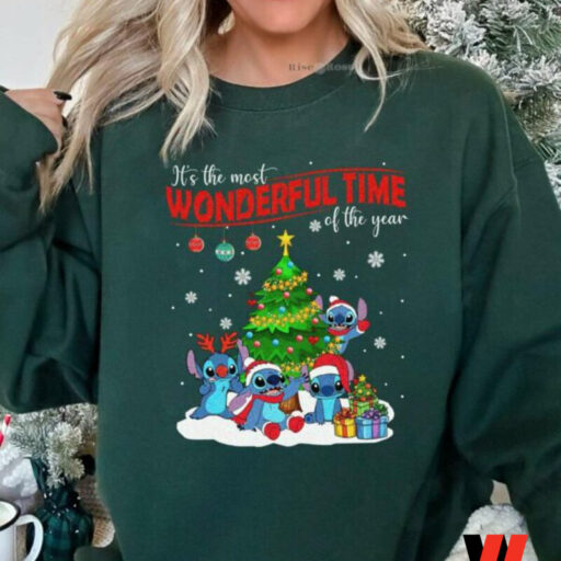 Stitch Christmas It’s The Most Wonderful Time Of The Year Sweatshirt