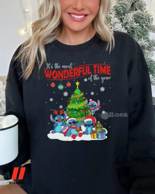 Stitch Christmas It’s The Most Wonderful Time Of The Year Sweatshirt