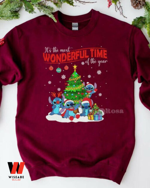 Stitch Christmas It’s The Most Wonderful Time Of The Year Sweatshirt