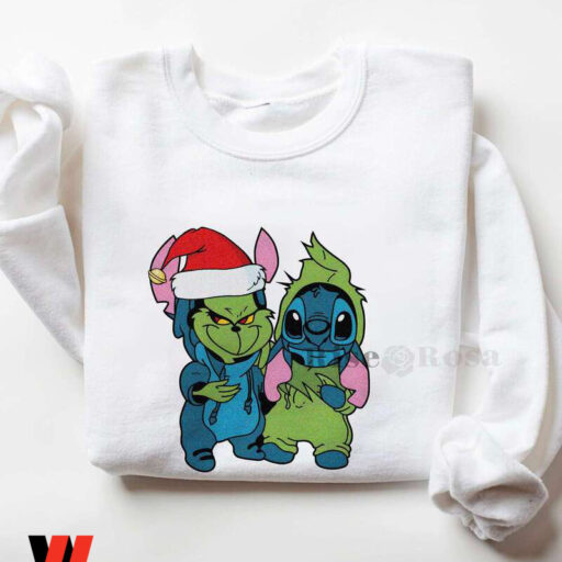 Stitch and Grinch Christmas SweatShirt