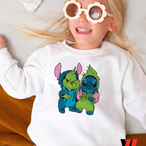 Stitch and Grinch Christmas SweatShirt