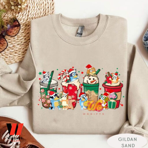 Bluey Christmas Coffee Cup Sweatshirt