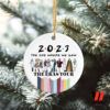 The Eras Tour Ornament, Swiftie Fan Gifts, 2023 Christmas Ceramic Ornament