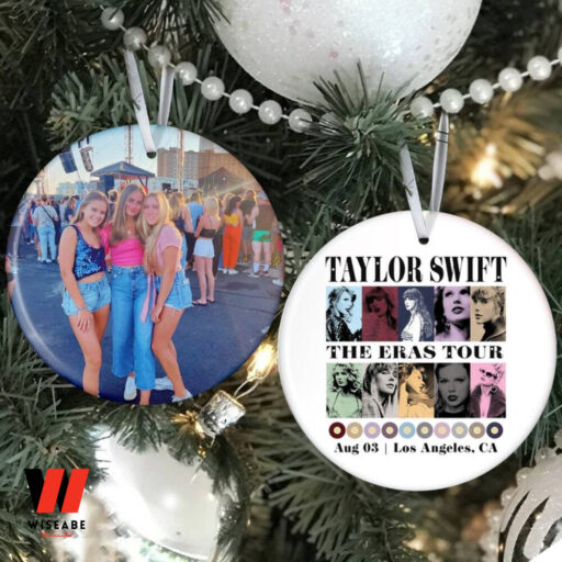 Two-Sides Personalized TS Eras Tour Ornament, Custom Eras Tour Ornament