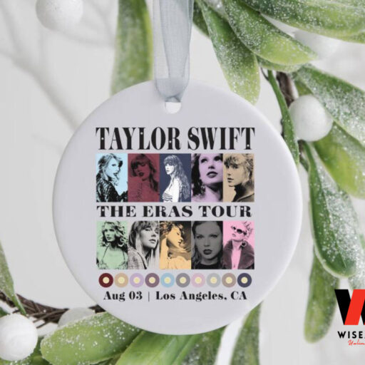 Two-Sides Personalized TS Eras Tour Ornament, Custom Eras Tour Ornament