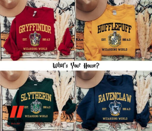 Vintage Hogwarts Sweatshirts, Wizard Sweatshirt