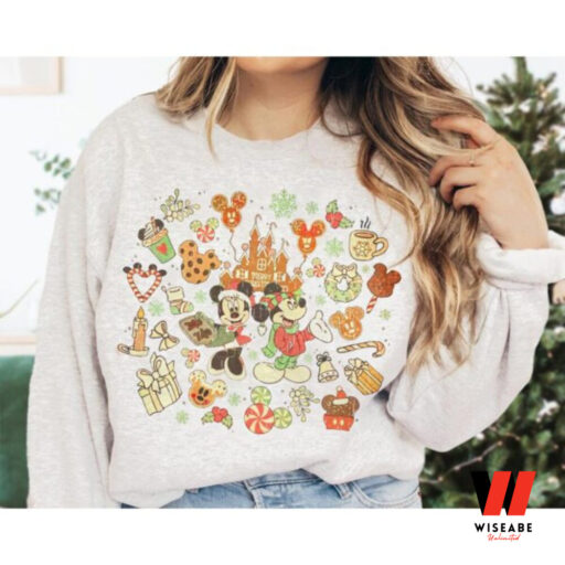 Vintage Magic Kingdom Disney Mickey Christmas Sweatshirt, Christmas Gift
