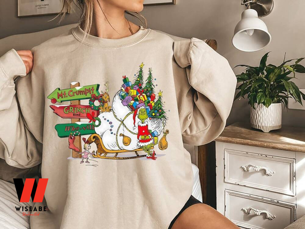 Grinchmas Sweatshirt Stanley Tumbler Grinch Shirt Retro Christmas