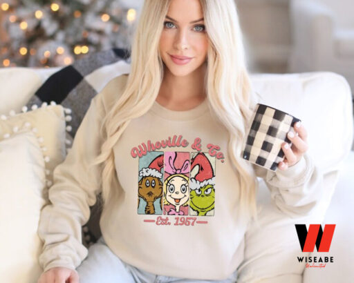 Whoville & Co Est 1957 Grinch Sweatshirt, Grinch Christmas Sweatshirt