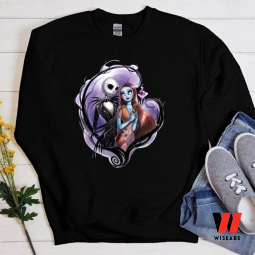 Jack And Sally Couple Sweatshirt, Shirt Nightmare Before Christmas Gift