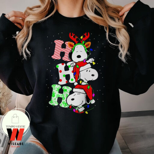 Peanuts Snoopy Ho Ho Ho Christmas Sweatshirt, Christmas Gift