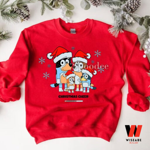 Bluey Family Christmas Sweatshirt, Bluey Fans Gift