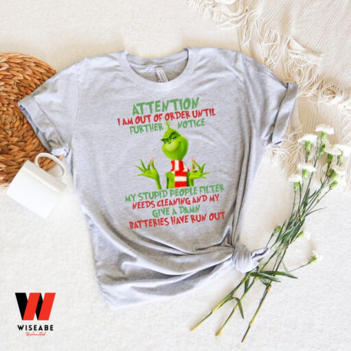 Grinch Give a Damn Sweatshirt, Grinch Christmas Shirt