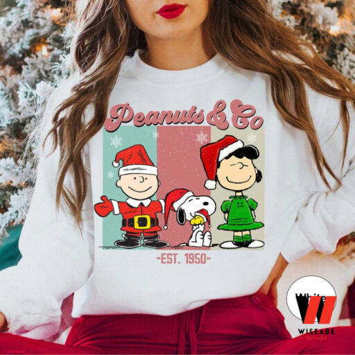 Charlie Brown Snoopy Christmas Sweatshirt, Peanuts Christmas Shirt