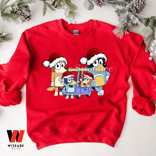 Bluey Family Christmas Sweatshirt, Mom Bluey Sweatshirt