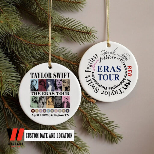 Personalized TS The Eras Tour Ornament Custom Swiftie Fan Gifts 2023