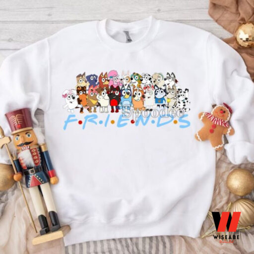 Bluey Friends Christmas Sweatshirt, Friends Matching Christmas