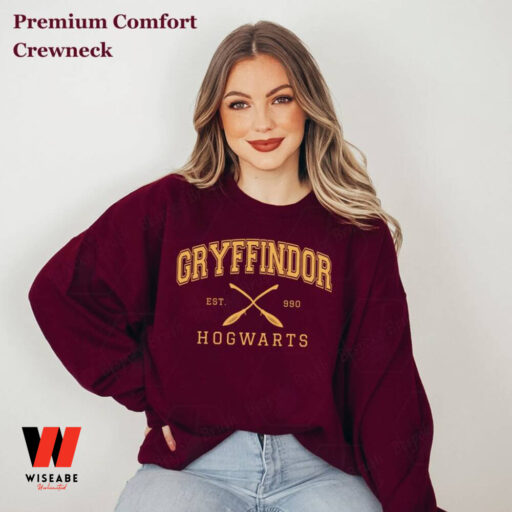 Vintage Hogwarts Four Houses Sweatshirts, Trendy Harry Potter Sweatshirt