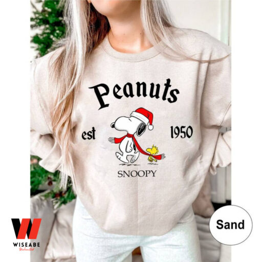 Snoopy Peanuts Est 1950 Christmas Sweatshirt