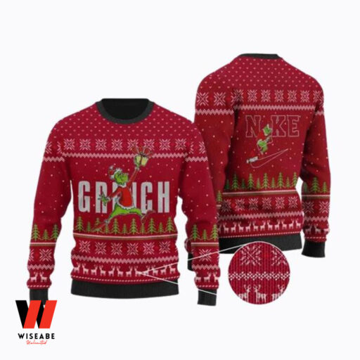 Cheap Nike Grinch Ugly Christmas Sweater