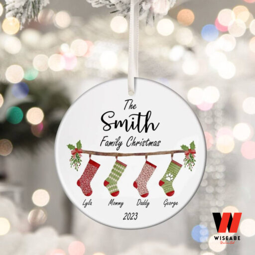 Personalized Family Christmas Ornament, Family Gift Decor