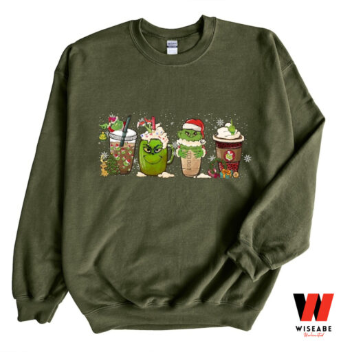 Grinch Christmas Coffee  Sweatshirt