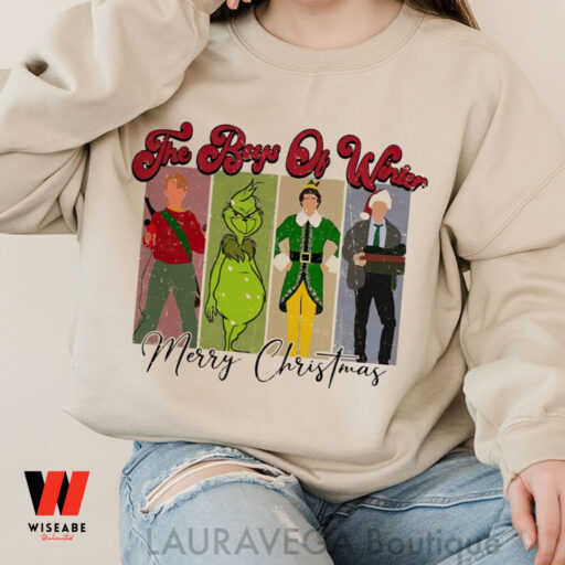 The Boys Of Winter Grinch Christmas Sweatshirt