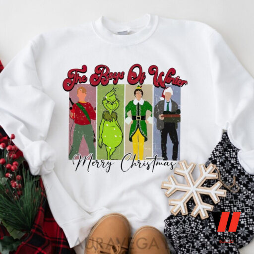 The Boys Of Winter Grinch Christmas Sweatshirt