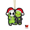 Cheap Jack Skellington And Grinch Christmas Ornament